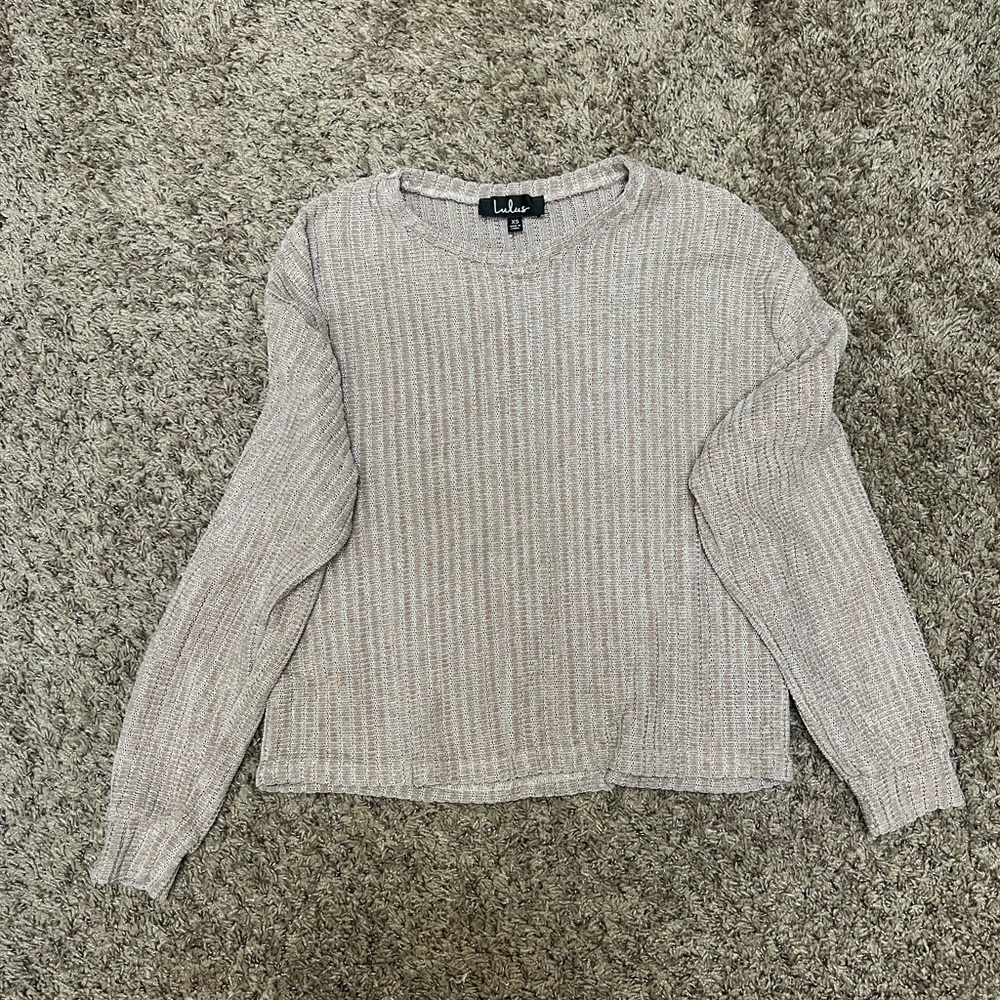 Lulus Pink Sweater Size XS